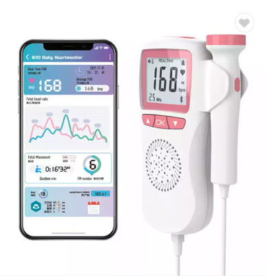 L'hôpital d'OEM usine le moniteur de coeur foetal foetal portatif de Doppler de femmes enceintes