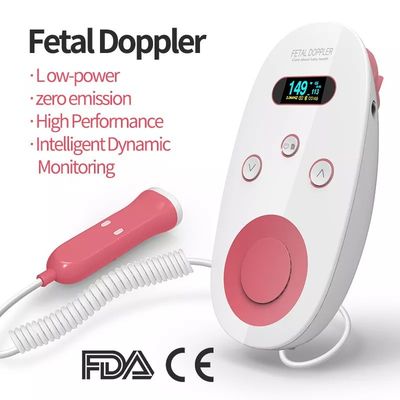 Le moniteur de coeur foetal à la maison maternel de Doppler mesure le bébé infantile Doppler foetal de battement de coeur