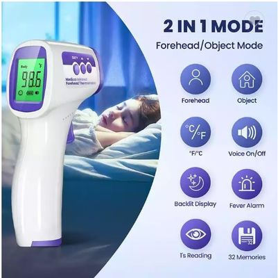 Contact oral clinique de TemperatureThermometer Digital de bébé infrarouge de front non