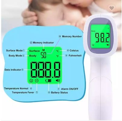 Thermomètre infrarouge de la température de fièvre d'arme à feu de thermomètre de la température de Touchless
