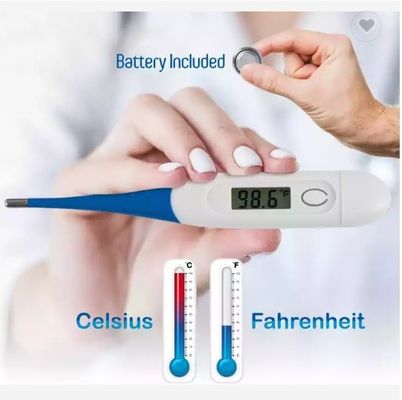 L'affichage à cristaux liquides montrent rapidement 2 secondes examinent l'OEM de plastique électrique de thermomètre de la température de Digital de bébé