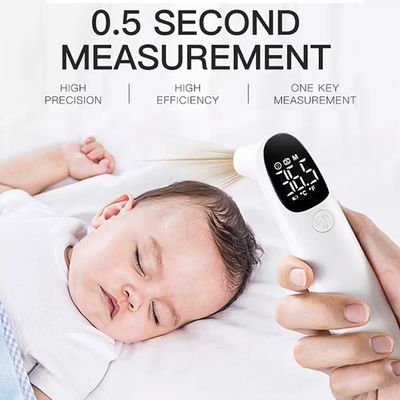 Non thermomètre médical infrarouge de thermomètre de la température de Digital de front d'oreille de contact