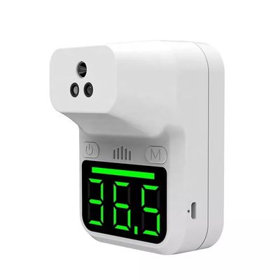 Entrez en contact avec non l'instant infrarouge fixé au mur de front de thermomètre de la température de LED Digital lisant l'affichage