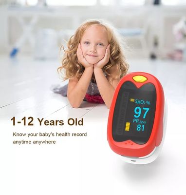 L'enfant portatif d'OLED badine l'oxymètre rechargeable d'impulsion de bout du doigt d'oxymètres néonatals d'impulsion