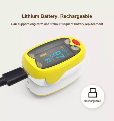 L'enfant portatif d'OLED badine l'oxymètre rechargeable d'impulsion de bout du doigt d'oxymètres néonatals d'impulsion