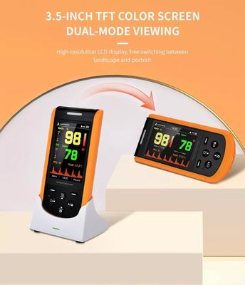 Oxymètre tenu dans la main d'impulsion de nouveau-né d'oxymètre de bout du doigt rechargeable pédiatrique adulte de Bluetooth