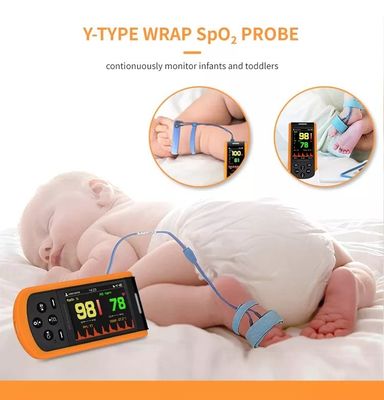Oxymètre tenu dans la main d'impulsion de nouveau-né d'oxymètre de bout du doigt rechargeable pédiatrique adulte de Bluetooth