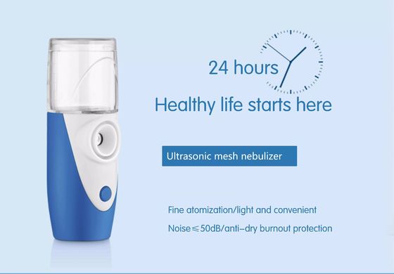 Machine portative petit Mesh Ultrasonic Nebulizer rechargeable tenu dans la main de nébuliseur d'asthme