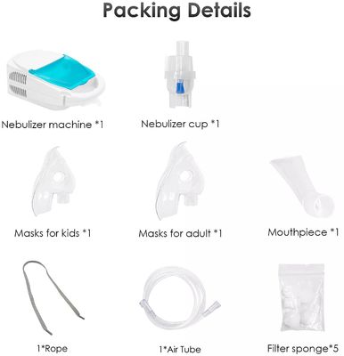OEM médical portatif de compresseur de machine portative de nébuliseur d'asthme de la CE