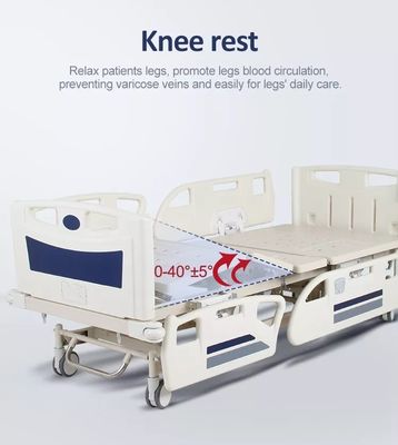 Cinq lit médical réglable électrique du patient ICU de lit de soins de la fonction ICU