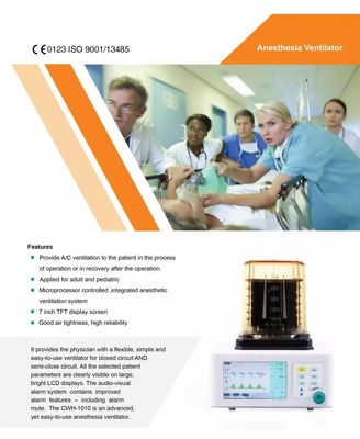 Machine électrique de ventilateurs de système de ventilateur de machine de ventilateur de l'air frais ICU pour l'urgence d'ICU