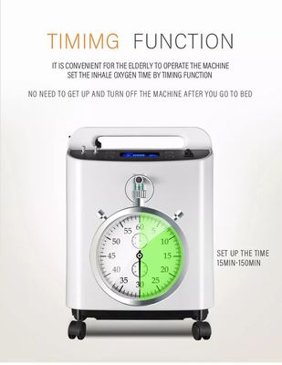 concentrateur à la maison médical de 5L 93% Respironics Oxyge avec la couleur blanche d'alarme de pureté