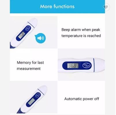 Thermomètre oral électronique de Digital de bébé portatif de ménage d'OEM de la CE
