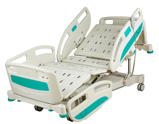 Lit d'hôpital électrique de cinq fonctions tenant le lit patient pour le patient de lit