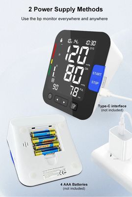 Moniteur médical de point d'ébullition de tension artérielle de machine de contrôle de point d'ébullition de Digital de voix de bras automatique