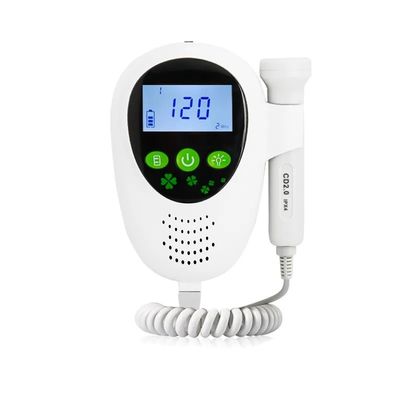 Coffre-fort Doppler foetal de moniteur de détecteur de battement de coeur de bébé de femmes enceintes