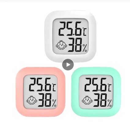 Mètre d'humidité de capteur de mesure d'hygromètre de thermomètre de pièce d'affichage à cristaux liquides Digital de Mini Indoor