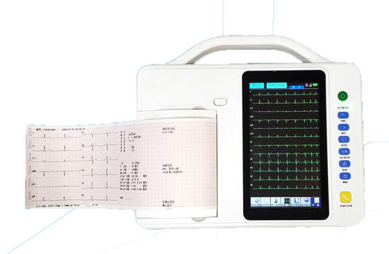 6 canaux électrocardiographe écran tactile