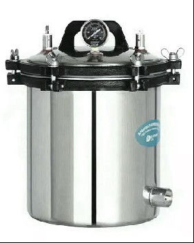 Stérilisateur à vapeur à pression portable Autoclave dentaire de laboratoire chauffé électrique ou au GPL