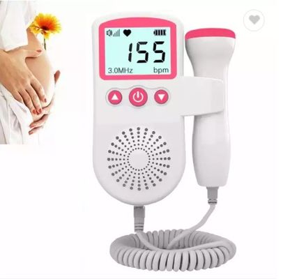 Battement de coeur foetal enceinte Doppler de battement de coeur de détecteur de grossesse à la maison ultrasonique de moniteur