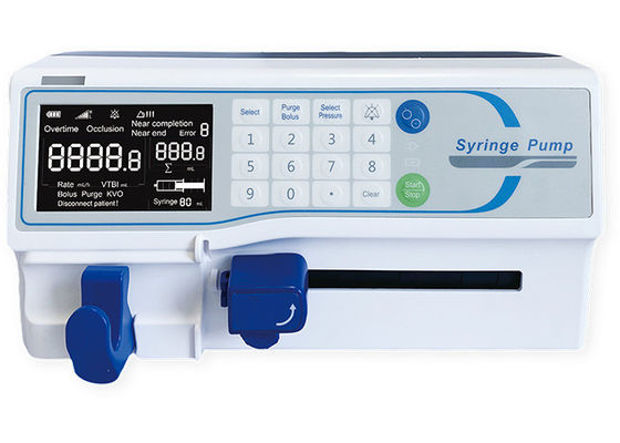 Pompe à seringue à canal unique Pompe à perfusion de seringue médicale électrique portable