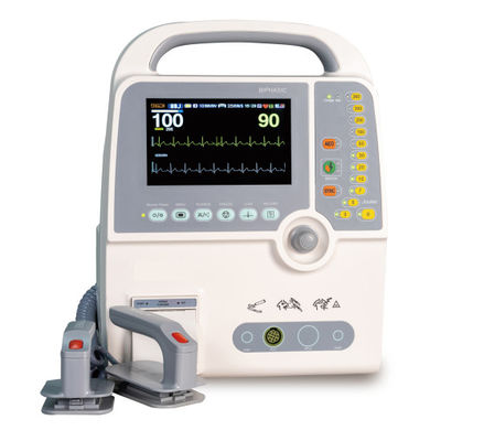 Défibrillateur externe automatique biphasique médical Défibrillateur AED avec moniteur